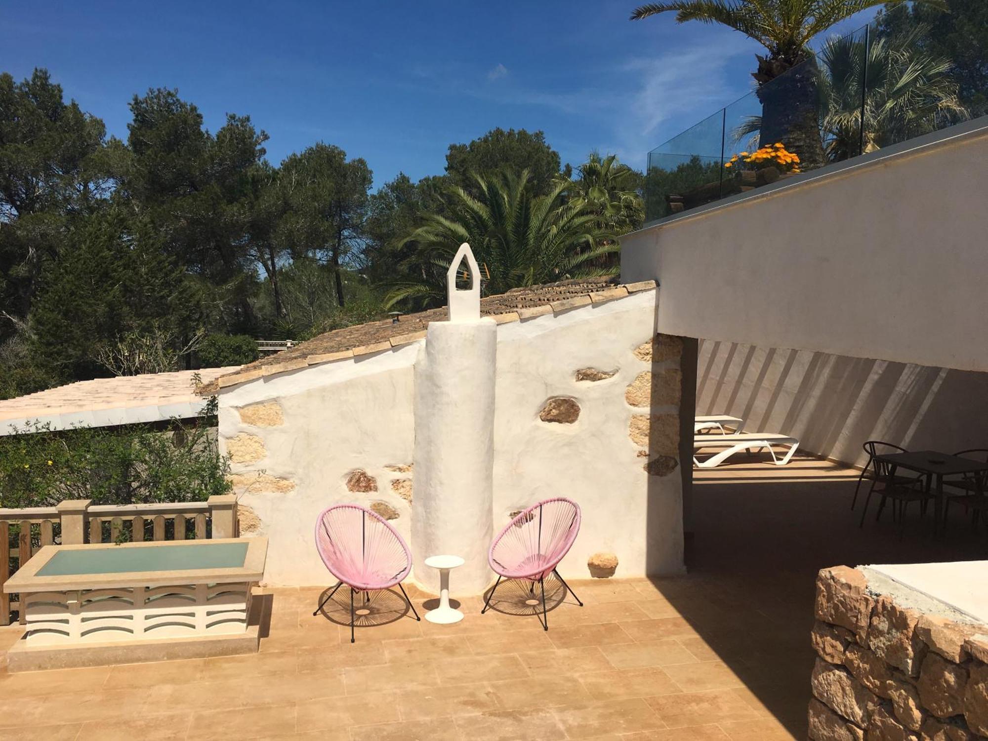 Apartamentos Pinosol Santa Eularia des Riu Buitenkant foto